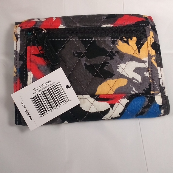 Vera Bradley Multicolor Euro Wallet - Picture 1 of 12